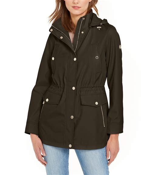 michael kors knit jacket|Michael Kors anorak jacket women.